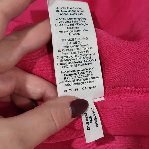 J. Crew Pink Dressy Blouse Size Small - Picture 8 of 8